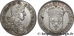LOUIS XIV  THE SUN KING  Demi-écu, portrait apollinien 1666 Montpellier AU