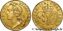 LOUIS XV DIT LE BIEN AIMÉ Louis d’or aux écus ovales, tête ceinte d’un bandeau 1759 Paris