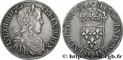 LOUIS XIV  THE SUN KING  Demi-écu, portrait à la mèche longue 1652 Narbonne AU