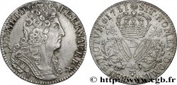 LOUIS XIV LE GRAND OU LE ROI SOLEIL Quart d écu aux trois couronnes 1711 Lyon