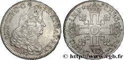 LOUIS XIV  THE SUN KING  Écu aux huit L, 1er type 1690 Dijon AU