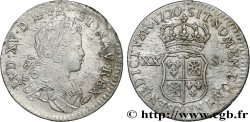 LOUIS XV THE WELL-BELOVED XX sols de Navarre 1720 Amiens