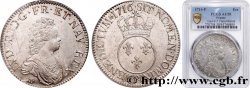 LOUIS XV  THE WELL-BELOVED  Écu dit “vertugadin” 1716 Dijon AU58