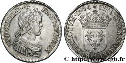 LOUIS XIV THE SUN KING Quart d écu, portrait à la mèche courte 1644 Paris, Monnaie de Matignon
