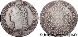 LOUIS XV  THE WELL-BELOVED  Écu aux branches d’olivier, buste lauré 1772 Limoges VF
