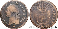 LOUIS XVI Sol dit à l écu 1791 Metz