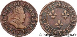 HENRI III Double tournois, 3e type de Paris 1585 Paris, Moulin des Étuves