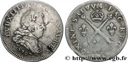 LOUIS XIV LE GRAND OU LE ROI SOLEIL Cinq sols aux insignes 1702 Paris