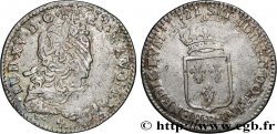 LOUIS XV THE BELOVED Sixième d écu de France 1721 Rouen