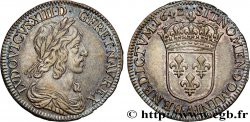 LOUIS XIII  Quart d écu, buste drapé et cuirassé (2e buste de Jean Warin) 1642 Paris AU
