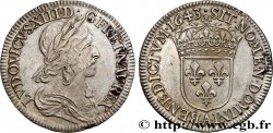 LOUIS XIII  Quart d écu, buste drapé et cuirassé (2e buste de Jean Warin) 1643 Paris, Monnaie du Louvre AU/AU