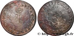 LOUIS XV DIT LE BIEN AIMÉ Double sol de billon 1739 Reims