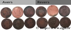 LOUIS XVI Sols dits à l écu , lot de 6 ex. n.d. Ateliers divers
