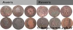LOUIS XVI Sols dits à l écu , lot de 6 ex. n.d. Ateliers divers
