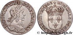 LOUIS XIII  Quart d écu, buste drapé et cuirassé (2e buste de Jean Warin) 1642 Paris, Monnaie de Matignon XF