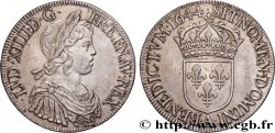 LOUIS XIV  THE SUN KING  Écu, portrait à la mèche courte 1644 Paris, Monnaie du Louvre AU