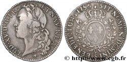 LOUIS XV  THE WELL-BELOVED  Demi-écu aux branches d’olivier, tête ceinte d’un bandeau 1756 Reims XF