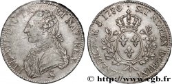 LOUIS XVI Écu aux branches d olivier 1780 Paris XF/AU