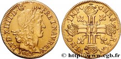 LOUIS XIV THE SUN KING Louis d or aux huit L, portrait apollinien 1662 Bayonne