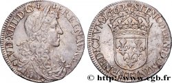LOUIS XIV  THE SUN KING  Demi-écu, portrait apollinien 1662 Nantes AU/AU