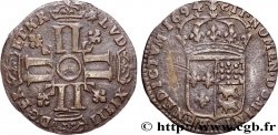LOUIS XIV  THE SUN KING  15 deniers de Béarn aux huit L 1694 Pau XF
