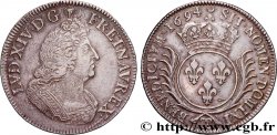 LOUIS XIV LE GRAND OU LE ROI SOLEIL Écu aux palmes 1694 Besançon