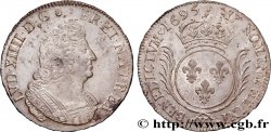 LOUIS XIV  THE SUN KING  Écu aux palmes 1695 Amiens AU/MS