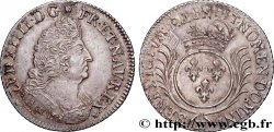 LOUIS XIV LE GRAND OU LE ROI SOLEIL Quart d écu aux palmes 1694 La Rochelle
