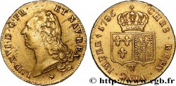 LOUIS XVI Double louis d’or aux écus accolés 1786 Lille AU