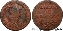 LOUIS XIV LE GRAND OU LE ROI SOLEIL Liard de cuivre, 2e type 1656 Corbeil