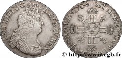 LOUIS XIV  THE SUN KING  Écu aux huit L, 2e type 1705 Dijon AU