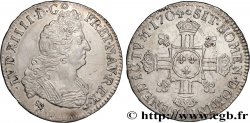 LOUIS XIV  THE SUN KING  Demi-écu aux huit L, 2e type 1704 Rennes AU/AU
