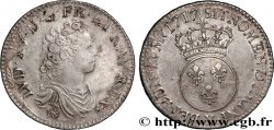 LOUIS XV  THE WELL-BELOVED  Demi-écu à l’écu rond couronné 1717 Amiens AU/AU