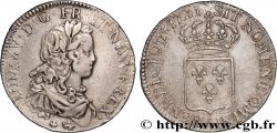 LOUIS XV  THE WELL-BELOVED  Demi-écu à l’écu de France 1721 Paris XF/AU