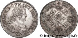 LOUIS XV THE WELL-BELOVED Écu à la croix fleurdelisée couronnée et aux huit L 1724 Paris