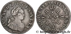 LOUIS XV  THE WELL-BELOVED  Seizième d’écu à la croix fleurdelisée couronnée et aux huit L 1725 Besançon VF/XF
