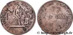 CONFIANCE (MONNAIES DE...) 10 sols de Lefèvre Lesage et Cie 1792 Paris