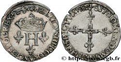 HENRI III Double sol parisis, 2e type 1582 Dijon