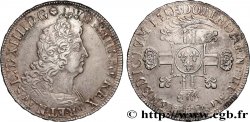 LOUIS XIV  THE SUN KING  Écu aux huit L, 2e type, portrait du type aux palmes 1705 Bordeaux XF