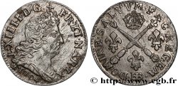 LOUIS XIV LE GRAND OU LE ROI SOLEIL Cinq sols aux insignes 1704 Strasbourg