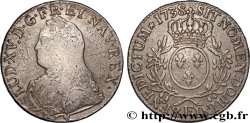 LOUIS XV DIT LE BIEN AIMÉ Écu aux branches d olivier, buste habillé 1738 Tours