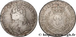 LOUIS XV DIT LE BIEN AIMÉ Écu aux branches d olivier, buste habillé 1726 Metz