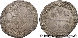 HENRI III Douzain aux deux H, 1er type 1576 Poitiers