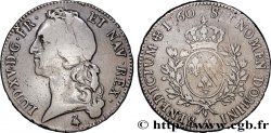 LOUIS XV DIT LE BIEN AIMÉ Écu aux branches d’olivier, tête ceinte d’un bandeau 1760 Paris