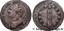 LOUIS XVI (MONARQUE CONSTITUTIONNEL) 12 deniers dit au faisceau , type FRANÇOIS 1792 Paris