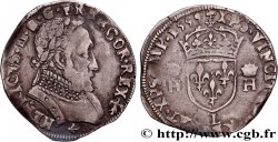 FRANÇOIS II. MONNAYAGE AU NOM D HENRI II Teston au buste lauré, 2e type 1559 Bayonne
