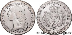 LOUIS XV DIT LE BIEN AIMÉ Écu aux branches d’olivier, tête ceinte d’un bandeau 1767 Bayonne