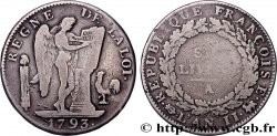 LA CONVENTION Six livres dit au génie 1793 Paris