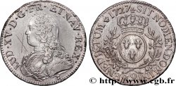LOUIS XV DIT LE BIEN AIMÉ Écu aux branches d olivier, buste habillé 1727 Rennes