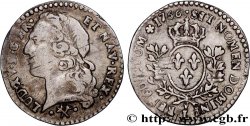 LOUIS XV THE BELOVED Vingtième d écu aux branches d’olivier, tête ceinte d’un bandeau 1766 Bayonne